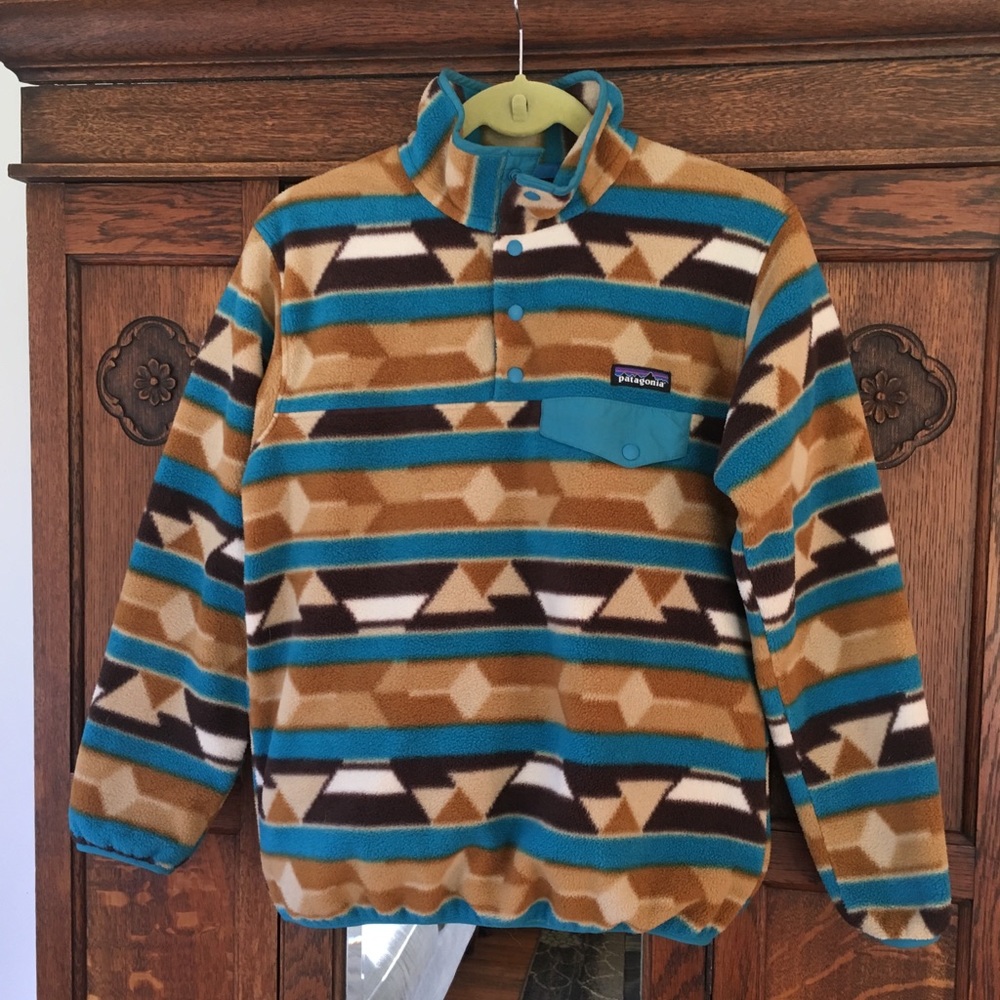 >>Patagonia Synchilla Boho tribal print<<